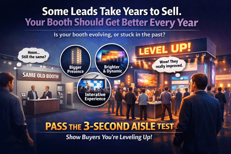 Some Leads Take Years to Sell — Your Booth Should Get Better Every Year